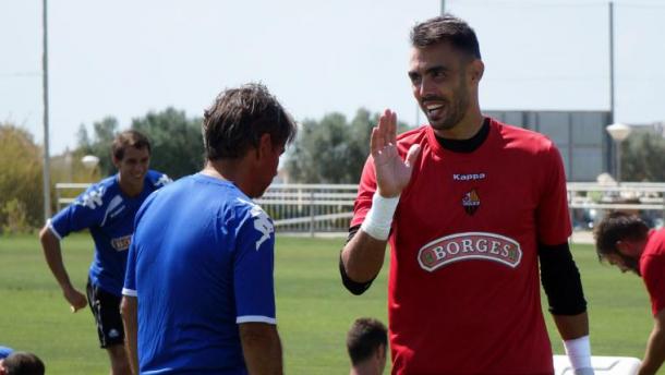 Jordi Codina, durante un entrenamiento con el Reus | Jordi Alfons López