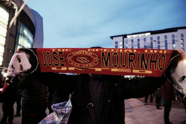 Jose Mourinho scarves were on sale at Old Trafford as early as December | Photo: Alex Livesey/Getty Images Sport