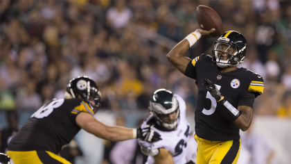 Josh Dobbs picked up a touchdown pass tonight | Source: Mitchell Leff-Getty Images