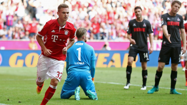 Kimmich celebra el gol del Bayern | Foto: FC Bayern
