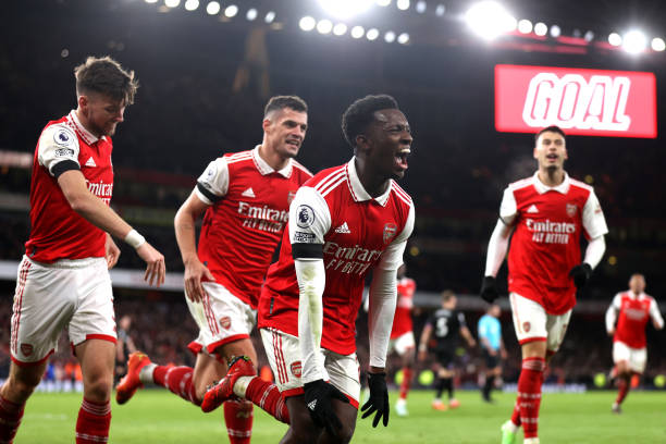 Los jugadores del Arsenal celebran un tanto ante el West Ham. Fuente: GettyImages