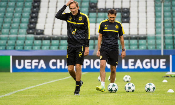 Thomas Tuchel en un entrenamiento en UCL | Foto: Borussia Dortmund