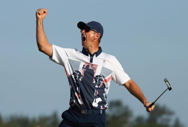 Justin Rose beats Henrik Stenson to Olympic gold in a tense finale. | Photo: Getty Images