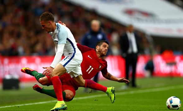 Vardy, currently on international duty with England, was ineffective against Portugal on Thursday - largely as teammates failed to play to his strengths. | Photo: Getty