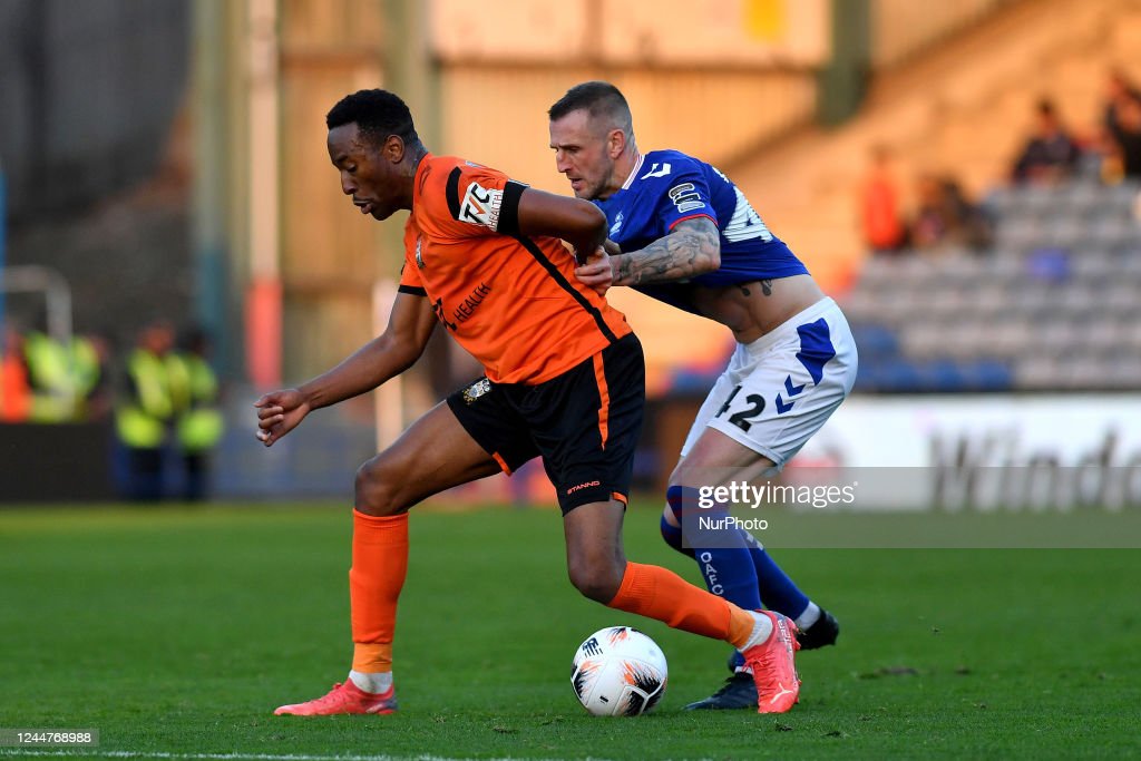 during the Vanarama National League match between Oldham Athletic