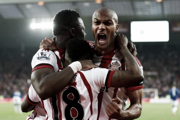 Kaboul and Kone's partnership at the heart of defence helped guide Sunderland to safety last season. (Photo: Daily Mirror)