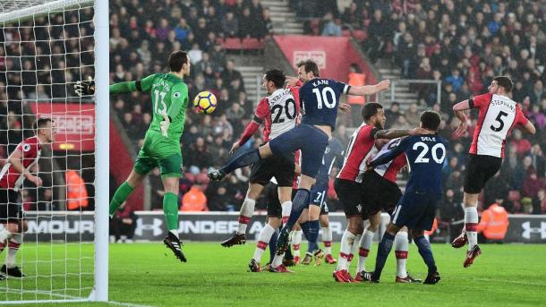 Il goal contro il Southampton è stato il 99esimo per Kane | www.premierleague.com
