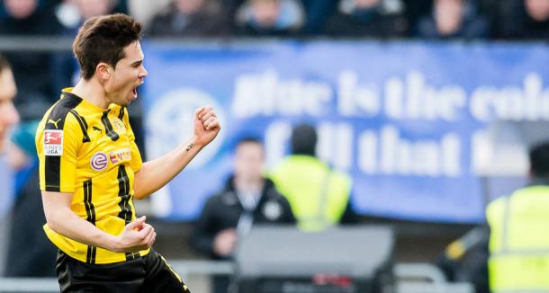 Guerreiro celebra el gol del Dortmund | Foto: Borussia Dortmund
