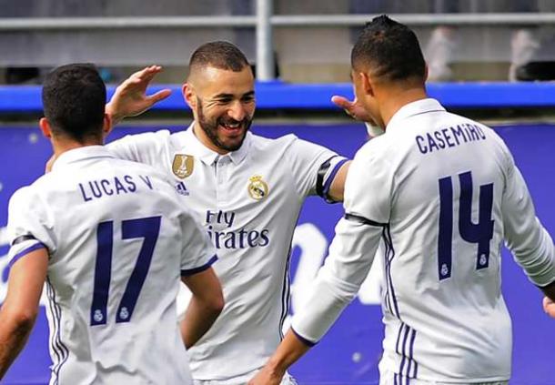 Tutto semplice per il Real Madrid: sconfitto 4-1 l'Eibar fuori casa