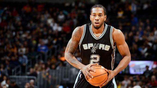 Kawhi Leonard has become on of the league's best defensive players. Photo: Garrett Ellwood/NBAE via Getty Images