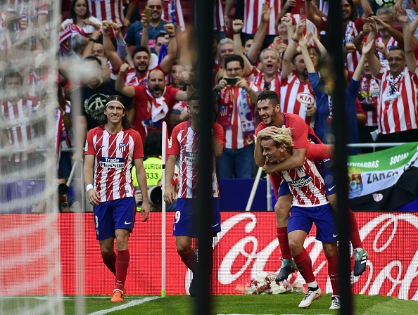 Comemoração do gol de Griezmann | Foto: Pierre-Philippe Marcou/Getty Images