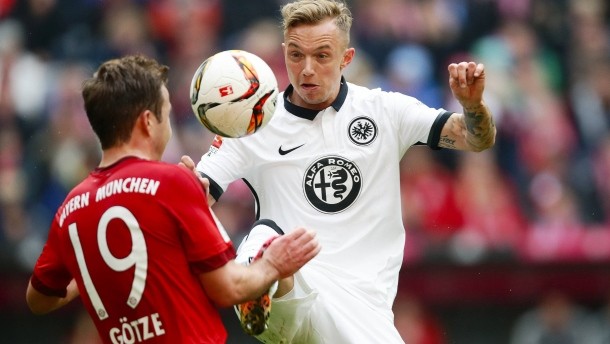 Kitten saw chances hard to come by with Eintracht | Credit: Heiko Rhode