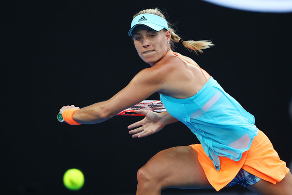 Kerber will be hoping for a smooth passage in round two (Photo by Cameron Spencer / Getty Images)