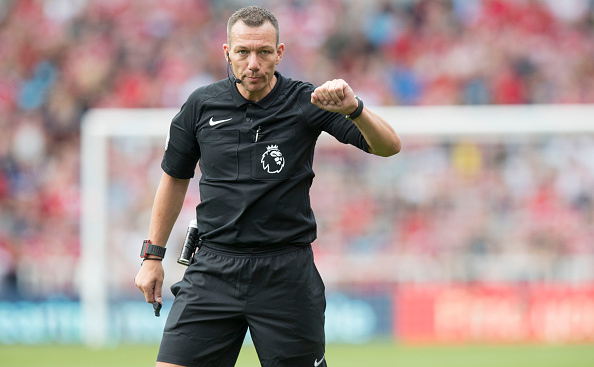 Friend in the only game he has refereed so far this season. (Picture: Getty Images)