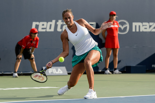 Keys in her second round match at the Coupe Rogers with Brengle (Photo by Minas Panagiotakis / Source : Getty Images)
