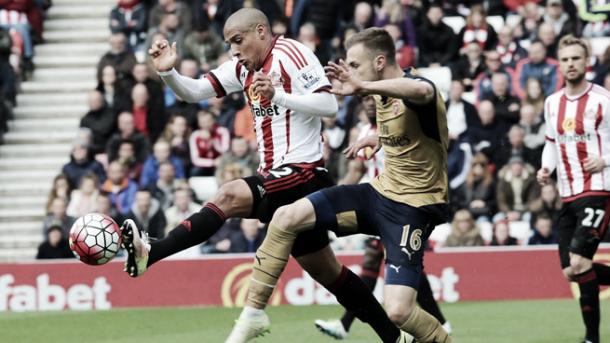 Khazri showed a fantastic work ethic over the course of 90 minutes. (Photo: Sunderland AFC)