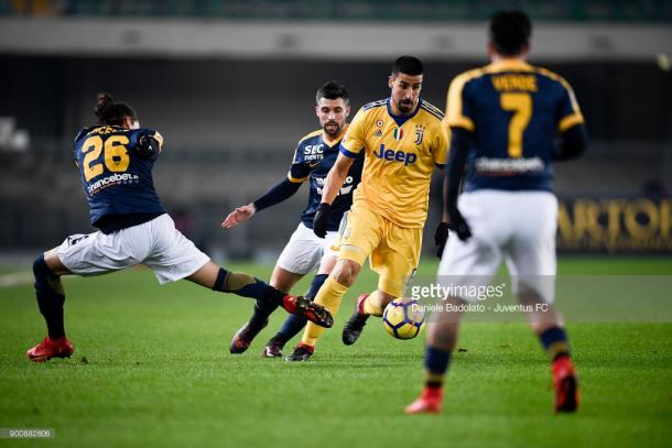 Khedira ante el Hellas Verona / Foto: gettyimages