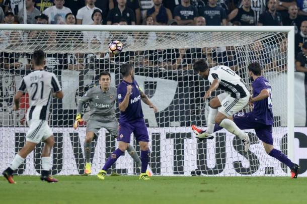 La prima rete stagionale contro la Fiorentina, www.tuttojuve.com