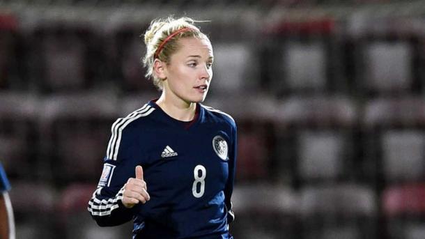 Kim Little will be key if Scotland are to qualify for next year's Euros. (Photo: Sky Sports)