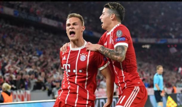 Josua Kimmich festeja con energía su gol I Foto: Bayern Munich