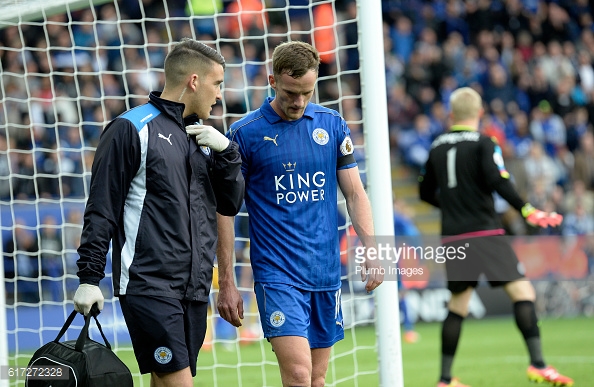 Andy King limped off against Manchester City at the weekend | Photo: Getty/ Plumb Images