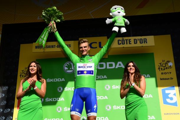 El flamante nuevo propietario del maillot verde | Fuente: Tour de Francia