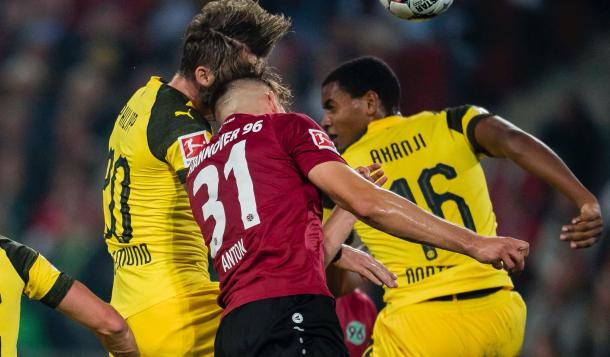 Los de Favre no pudieron ante el Hannover | Foto: @BVB