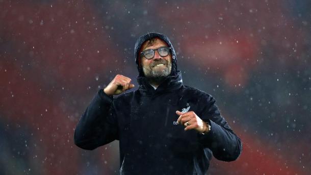Jürgen Klopp en el St.Mary`s Stadium