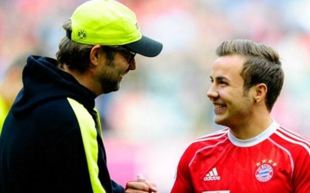 Gotze remains a huge admirer of Klopp, and the feeling is mutual (photo: getty)