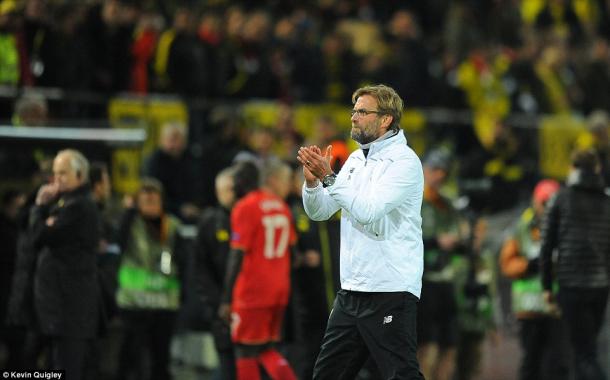 Klopp is leading Liverpool in the right direction, at home and abroad (photo: Kevin Quigley)