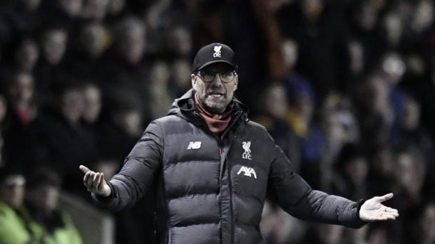 Klopp se niega a dirigir la revancha por jugarse en el parón de invierno | Foto: Liverpool