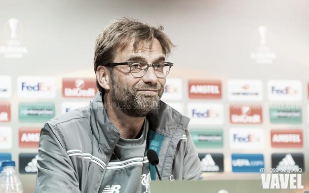 Jurgen Klopp, allenatore del Liverpool, in conferenza stampa - Source: VAVEL.com