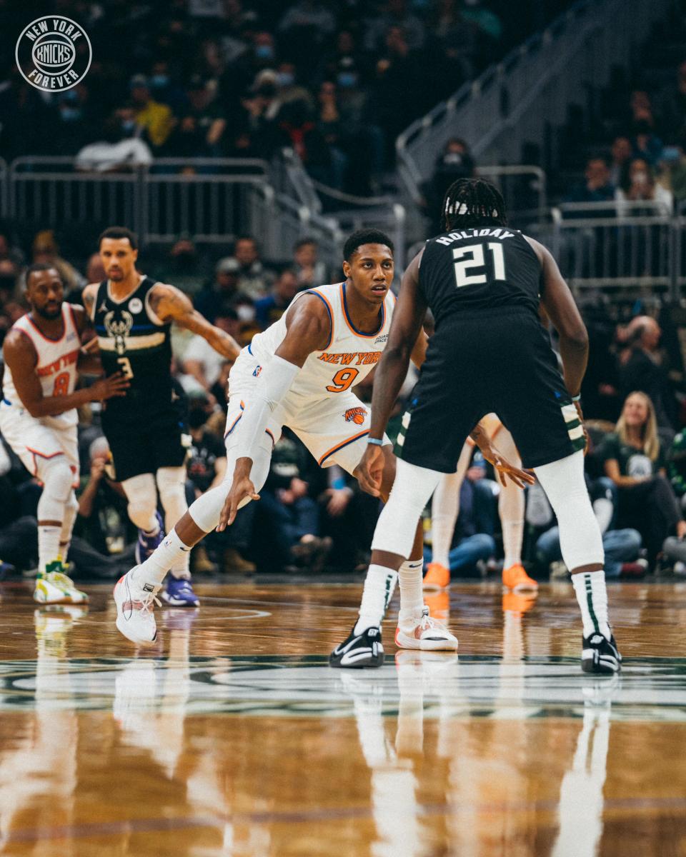 Knicks en el último duelo/Imagen:nyKnicks