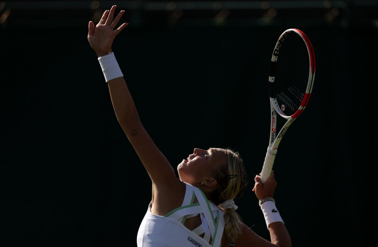 Estoniana venceu primeira partida desde 22 de abril (Foto: Divulgação/WTA)