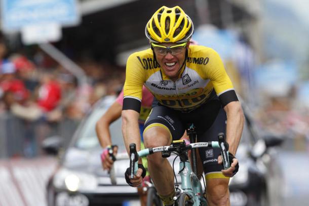 Steven Kruijswijk, durante una etapa del Giro 2015 | Foto: Getty Images