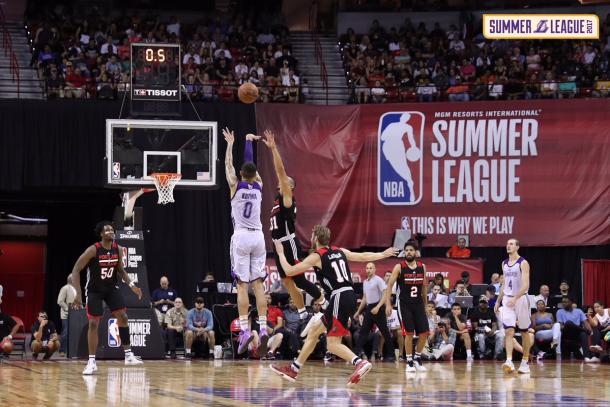 Il Buzzer Beater di Kuzma a fine terzo quarto - Foto Los Angeles Lakers 