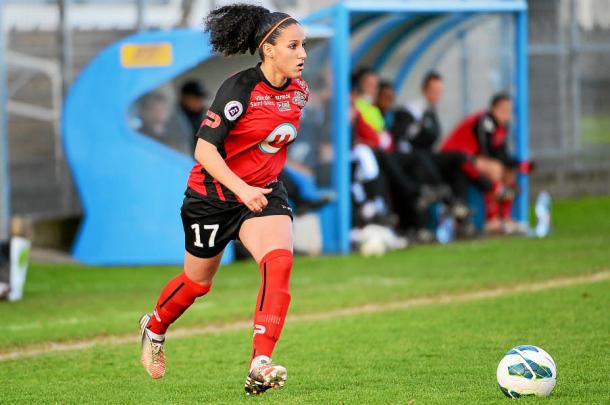 Salma Amani continues to spearhead Fleury's attack | Source: letelegramme.fr