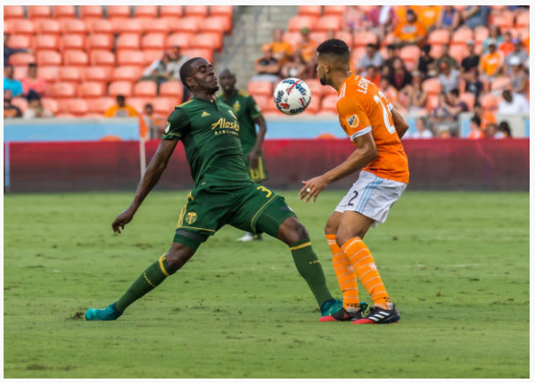 Larrys Mabiala's arrival has tightened up the Timbers' back line Image: Leslie Plaza Johnson/Icon Sportswire via Getty