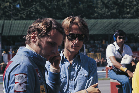 Luca di Montezemolo con Niki Lauda. (Getty Images)