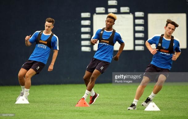 Youngsters Demarai Gray (M) and Tom Lawrence (L) have both been linked with moves away from the King Powe Stadium | Photo: Getty/ Plumb Images