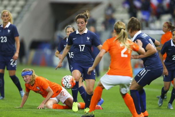 Le Bihan has already shown her class in the top flight of French football, and with her country. (Photo: Montpellier HSC)