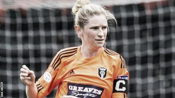 Glasgow City's captain Leanne Ross. Photo SNS/BBC