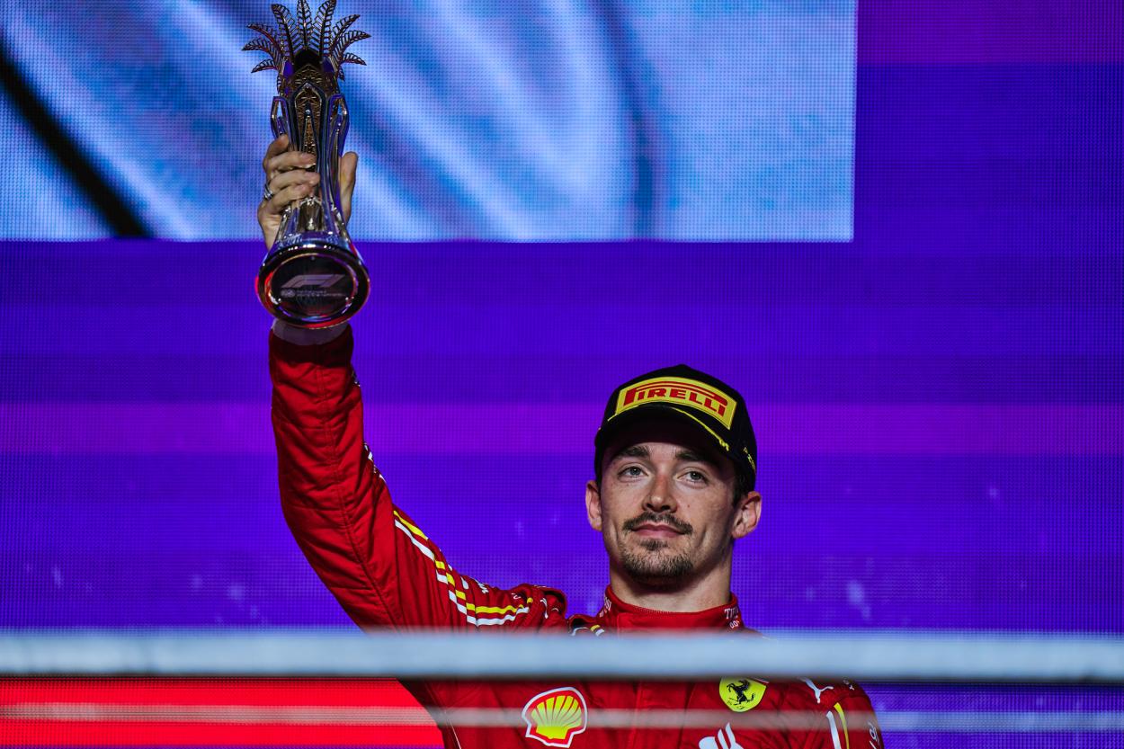 Primero podio de la temporada para Leclerc / @ScuderiaFerrari