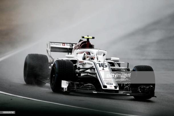 Charles Leclerc en el Gran Premio de Alemania | Fuente: Getty Images