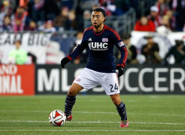 New England Revolution's Lee Nguyen will have to be the man operating the attack on Saturday against D.C. United. Photo provided USA TODAY Sports. 