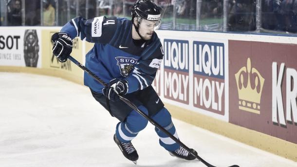 Lehtonen con la selección de Finlandia | Foto: NHL.com