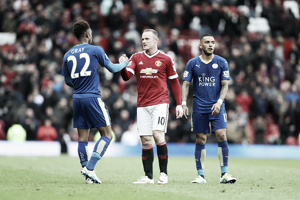 Champions Leicester took points off United at Old Trafford (Photo: Plumbe Images / Getty Images)