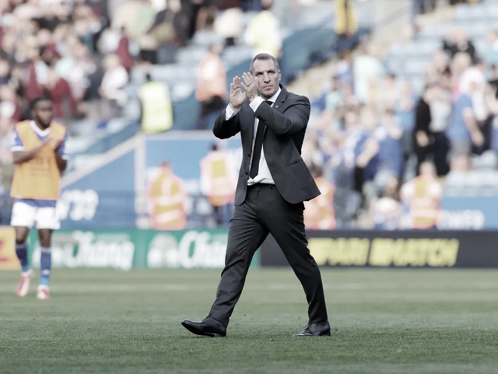 Brendan Rodgers no quiere irse del Leicester / Foto: Premier League