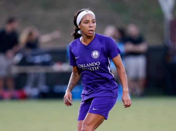 Sydney Leroux has scored four goals in three preseason games with the Orlando Pride. | Photo: Don Juan Moore - Getty Images