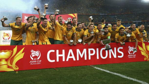 Atuais campeões da Copa da Ásia (Foto: Divulgação/footballaustralia)